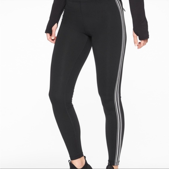Athleta Pants - ATHLETA Track Tux tights medium